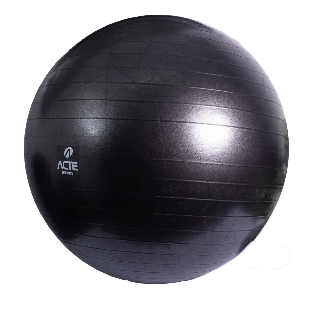 Bola de Pilates 85cm Preto - Acte Sports - Loja do Fisioterapeuta