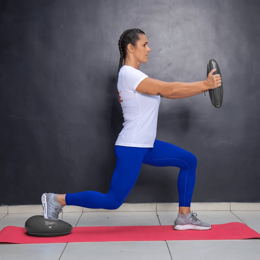 Disco de Equilíbrio Inflável Cinza - Acte Sports - Loja do Fisioterapeuta