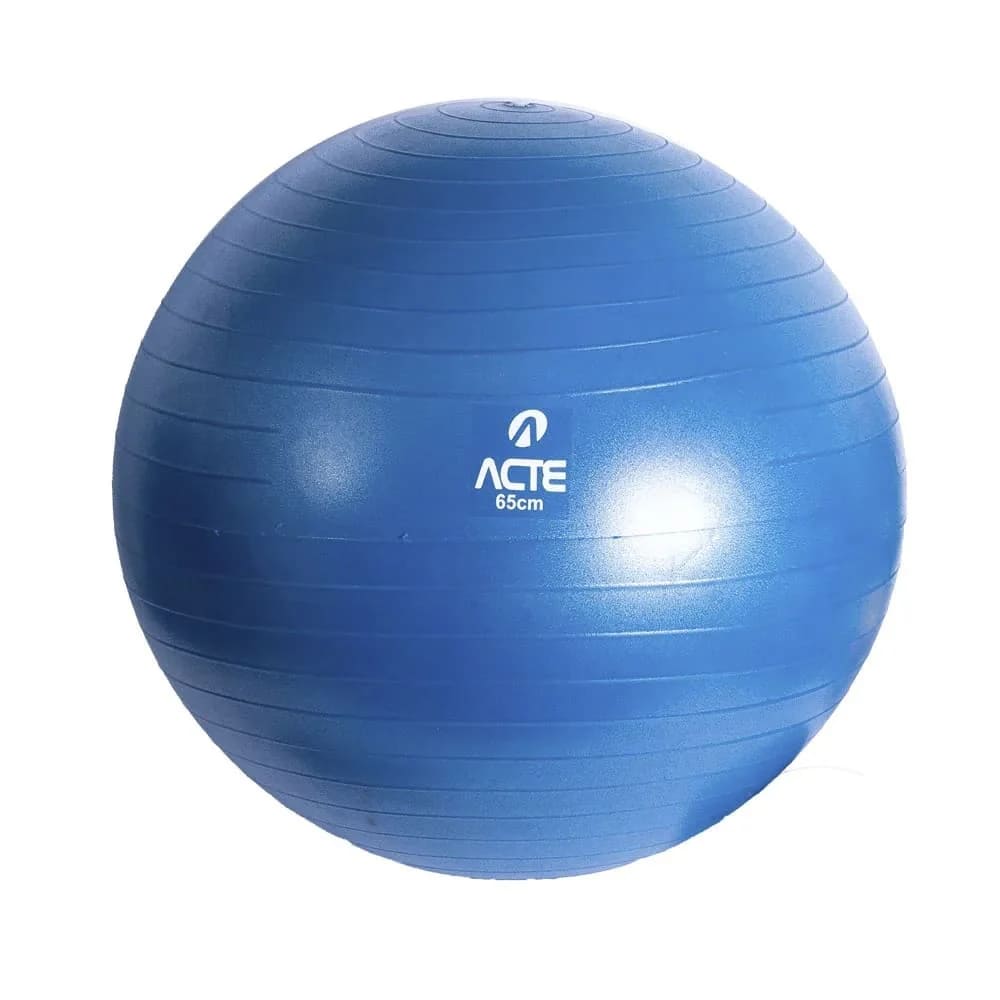 Bola de Pilates 65cm Azul - Acte Sports - Loja do Fisioterapeuta