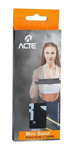 Faixa Elástica Mini Band Extra Forte Preto Acte Sports - Loja do Fisioterapeuta