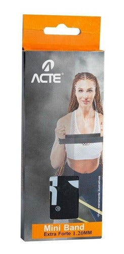 Faixa Elástica Mini Band Extra Forte Preto Acte Sports - Loja do Fisioterapeuta