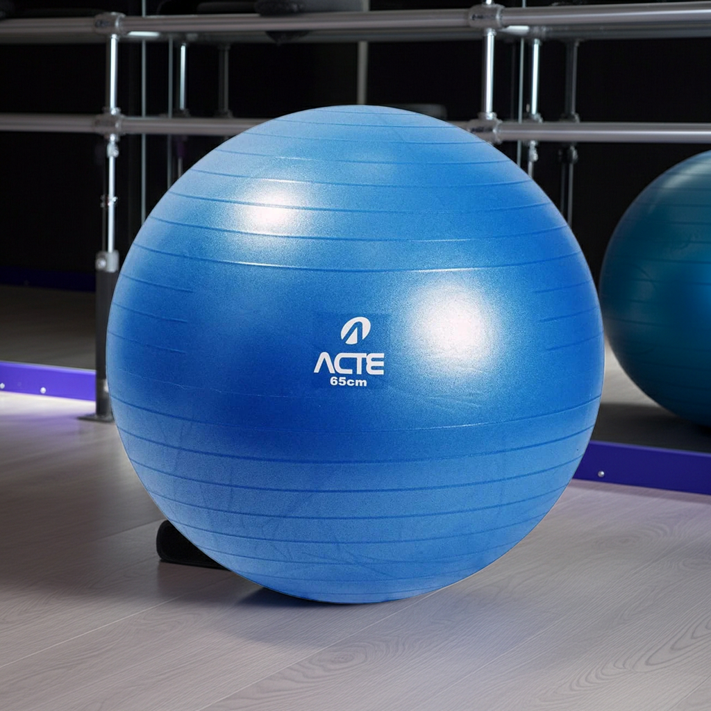 Bola de Pilates 65cm Azul - Acte Sports - Loja do Fisioterapeuta