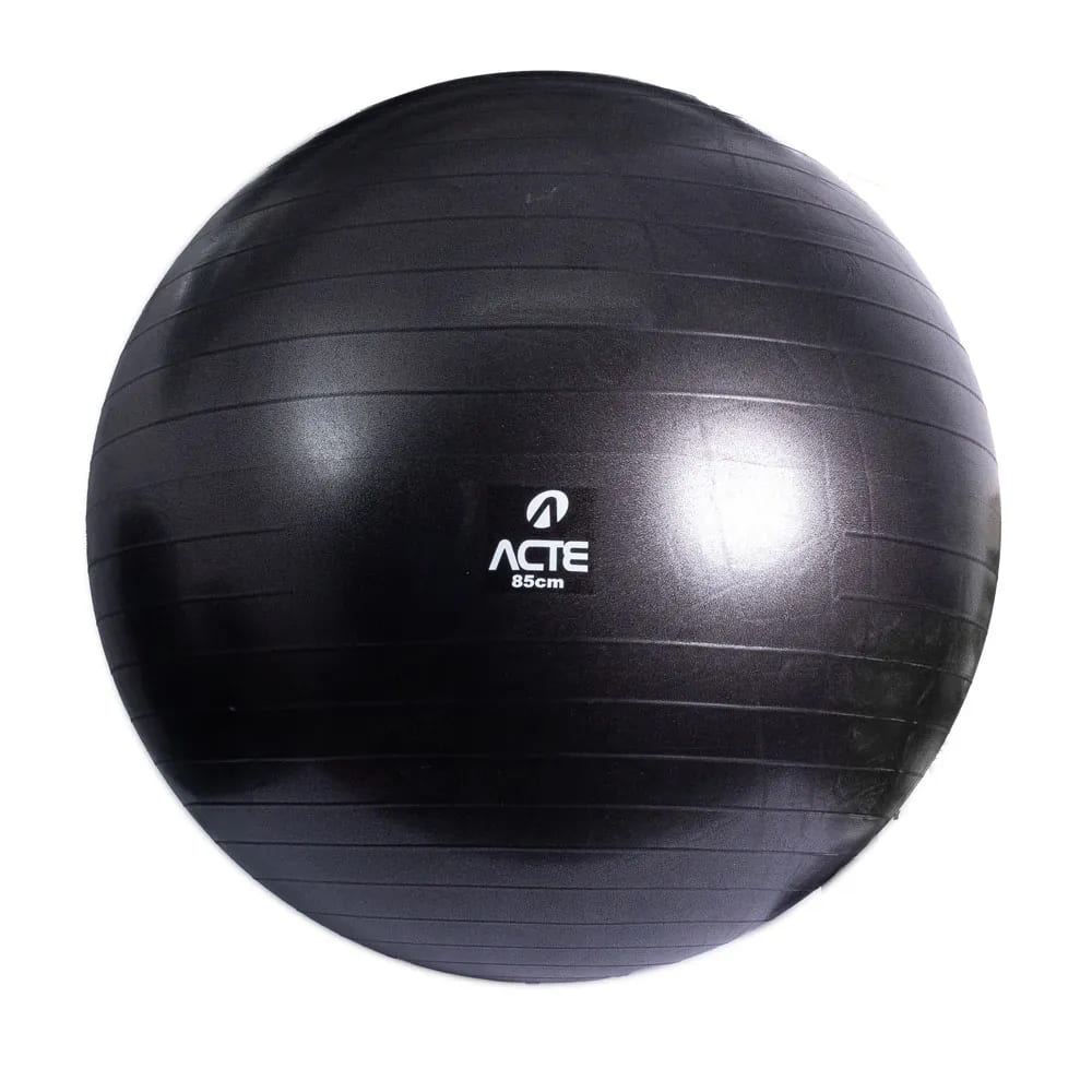 Bola de Pilates 85cm Preto - Acte Sports - Loja do Fisioterapeuta