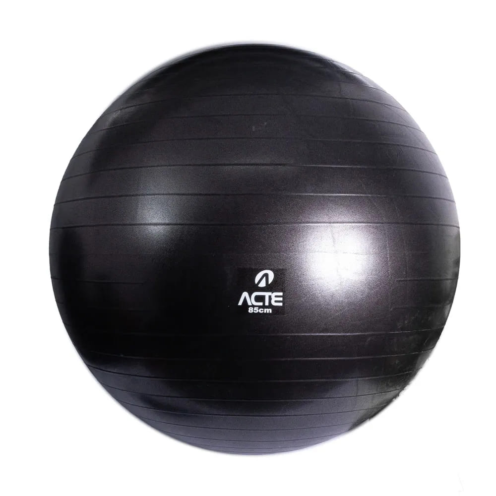 Bola de Pilates 85cm Preto - Acte Sports - Loja do Fisioterapeuta