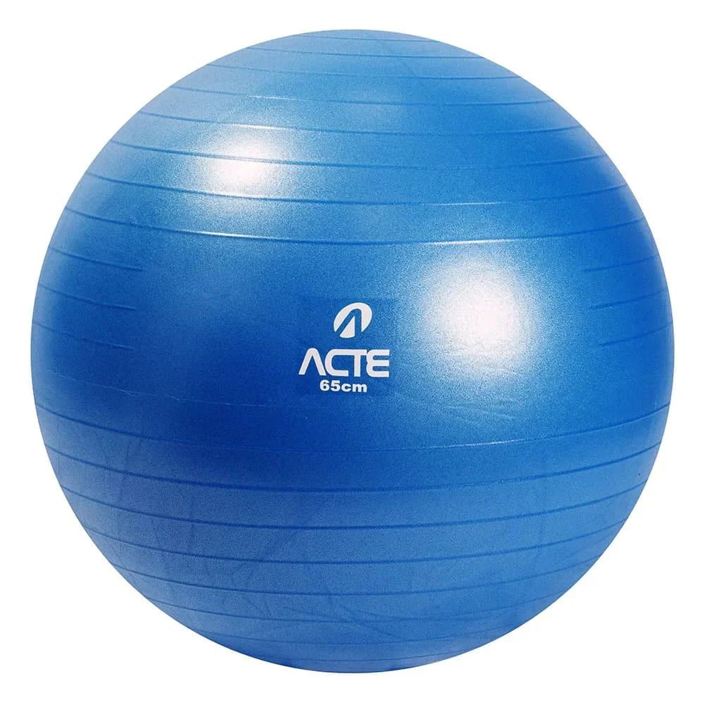 Bola de Pilates 65cm Azul - Acte Sports - Loja do Fisioterapeuta
